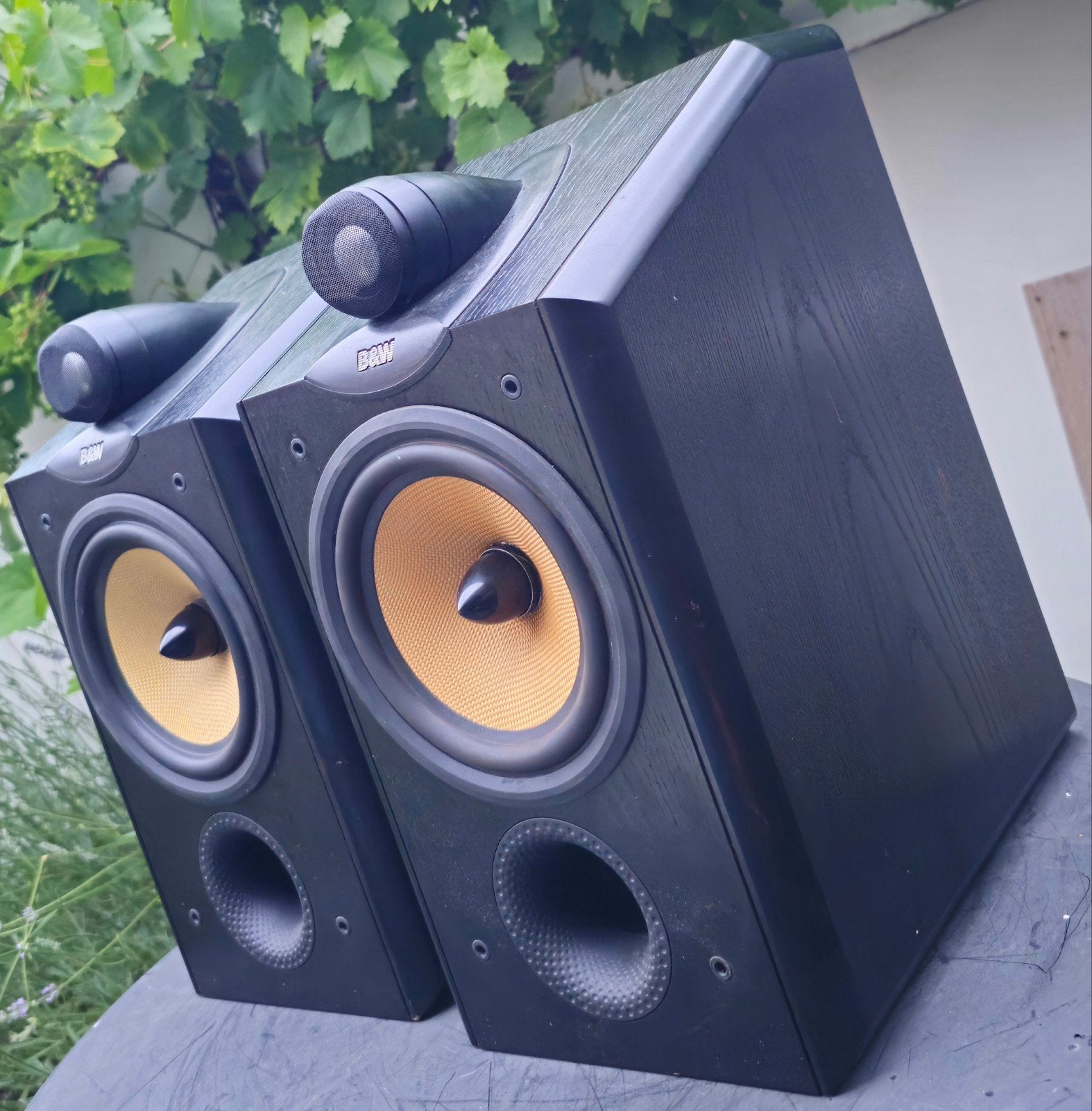 B&W CDM1 NT Nautilus Technology UK Made, zwart essen fineer, Audio, Tv en Foto, Luidsprekers, 150 watt of meer, B&W, Ophalen of Verzenden