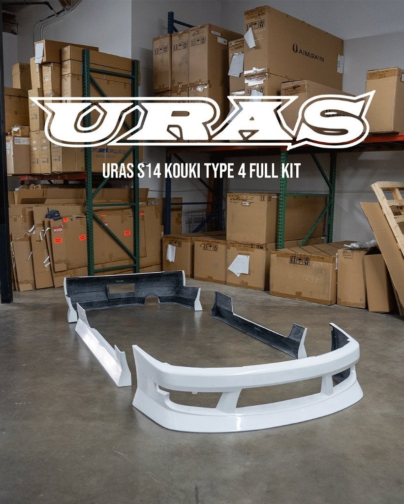 Uras Type-4 bodykit bumper skirt - Nissan 200sx S14a, Ophalen of Verzenden