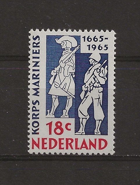 Nederland – 300 Jr. Korps mariniers - 1965 – Postfris, Postzegels en Munten, Verzenden, Na 1940, Postfris