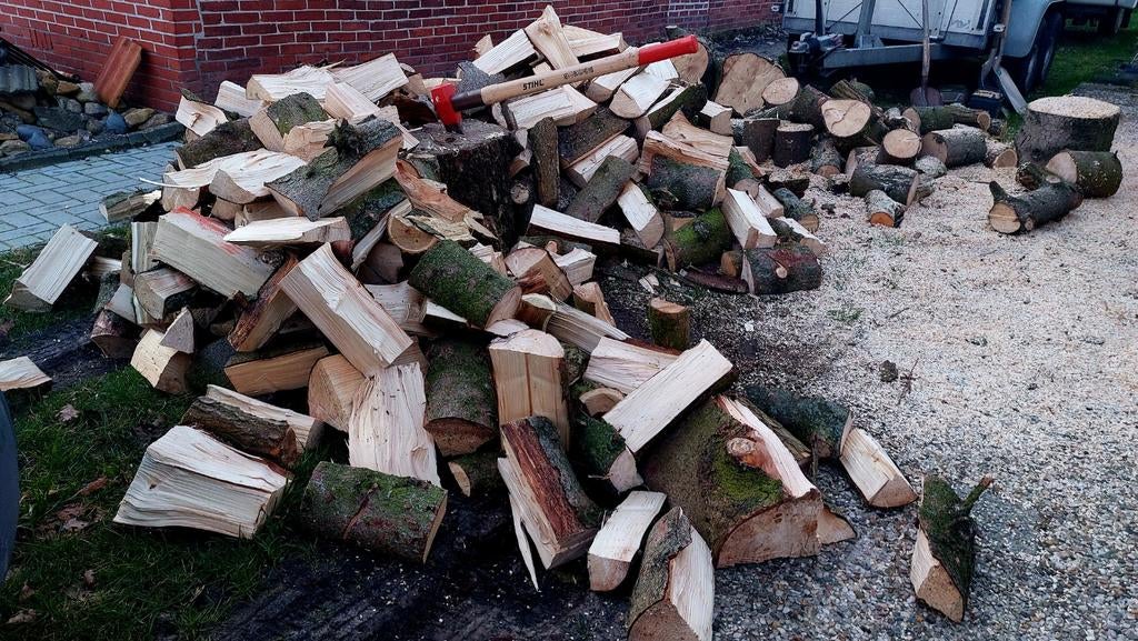 Vers gekloofd dennenhout, Ophalen, Overige houtsoorten, Blokken