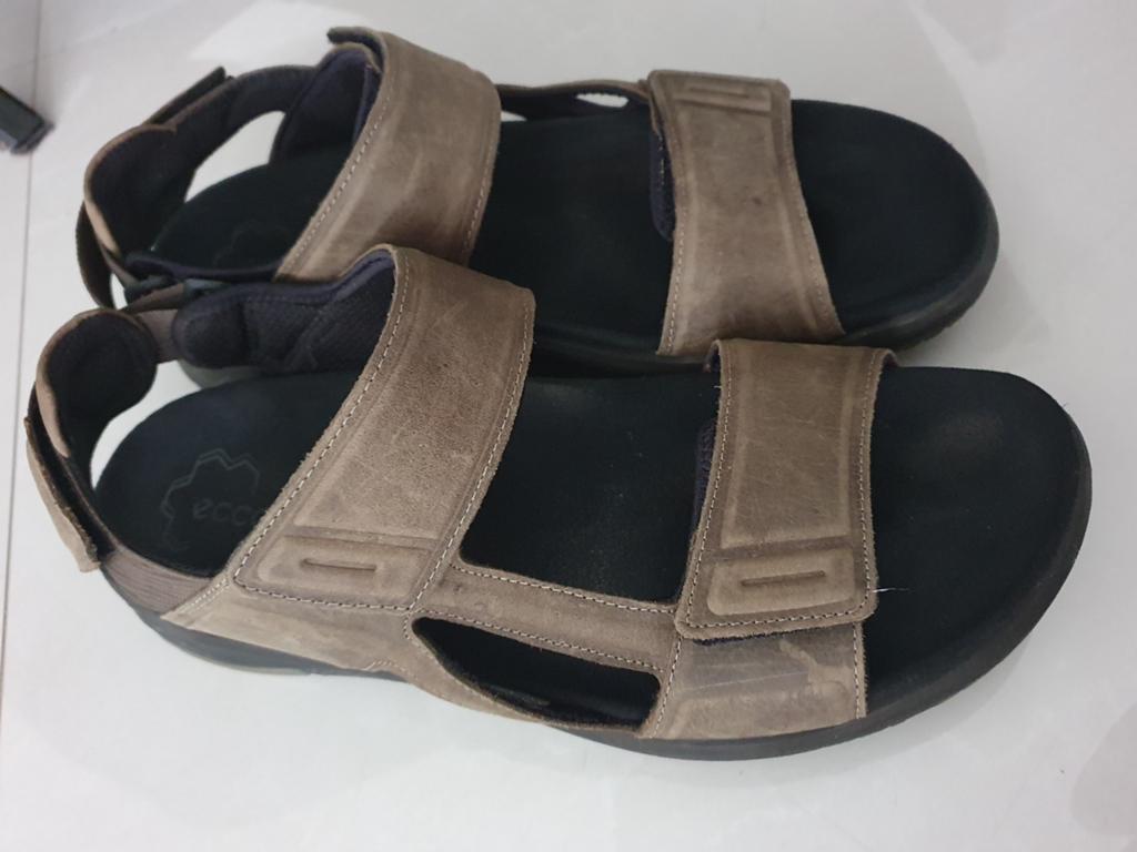Ecco sandalen maat 45, zo goed als nieuw, Sandalen, Ecco, Bruin, Ophalen of Verzenden