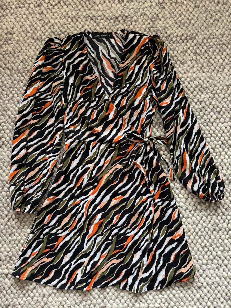 Guts & Gusto overslagjurk mt XS, Ophalen of Verzenden, Zo goed als nieuw, Maat 34 (XS) of kleiner, Boven de knie
