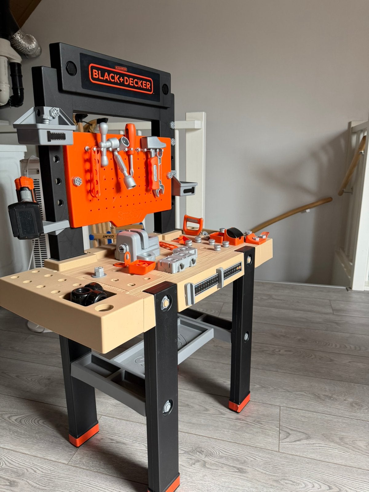 Black & decker speelgoed werkbank kinderwerkband, Ophalen, Zo goed als nieuw, Jongen of Meisje