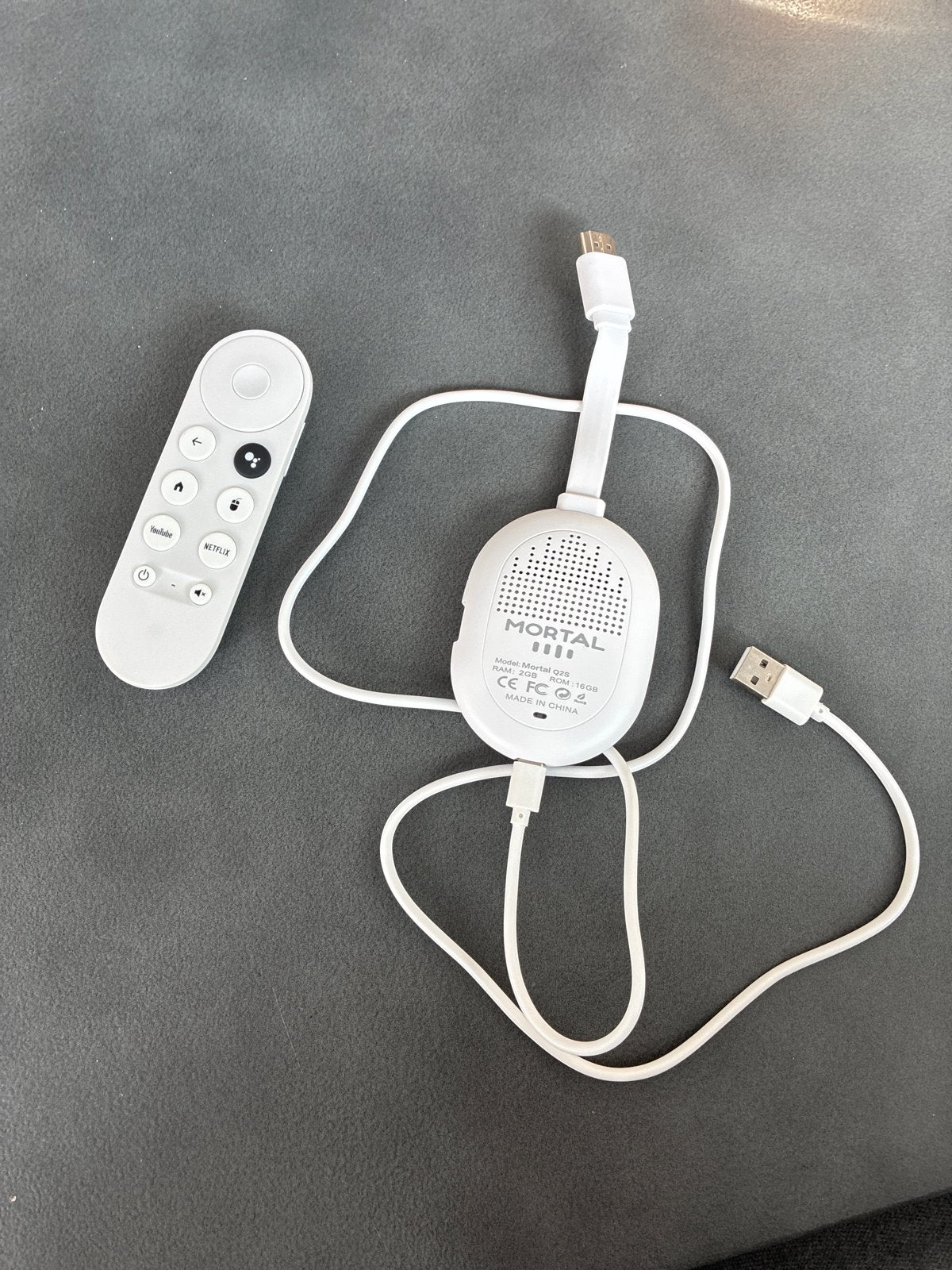 Mortal Q2S Android TV Box met afstandsbediening, Ophalen of Verzenden, Zo goed als nieuw, HDMI, Minder dan 500 GB