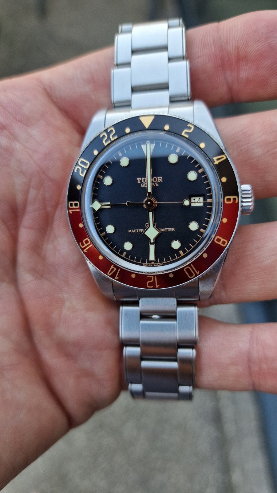 Tudor Black Bay GMT Coke, Ophalen of Verzenden, Zo goed als nieuw, Staal, Overige merken