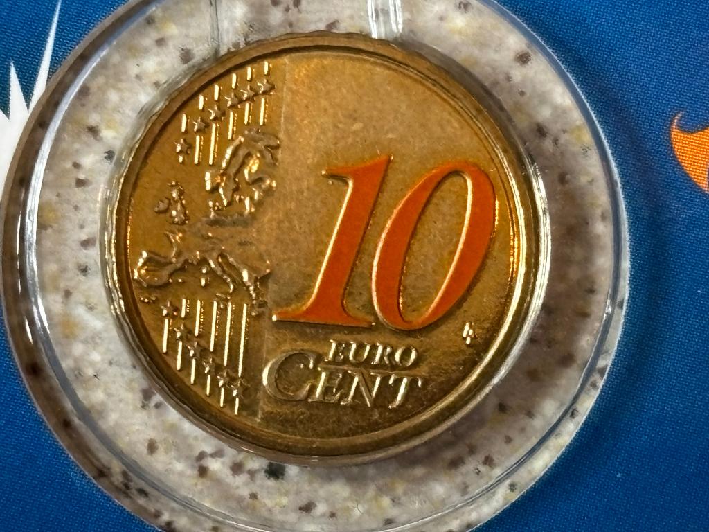 Oranje Geluksdubbeltje 2014 UNC, Postzegels en Munten, Munten | Nederland, Ophalen of Verzenden, Koningin Beatrix, Euro's, Setje