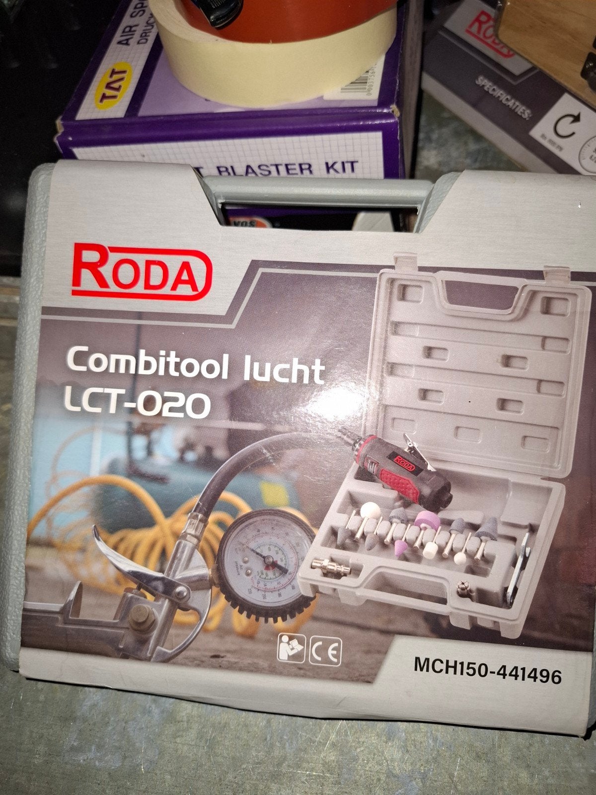 Roda Combitool Lucht LCT-020 - Pneumatische Multitool, Doe-het-zelf en Verbouw, Gereedschap | Handgereedschap, Ophalen of Verzenden