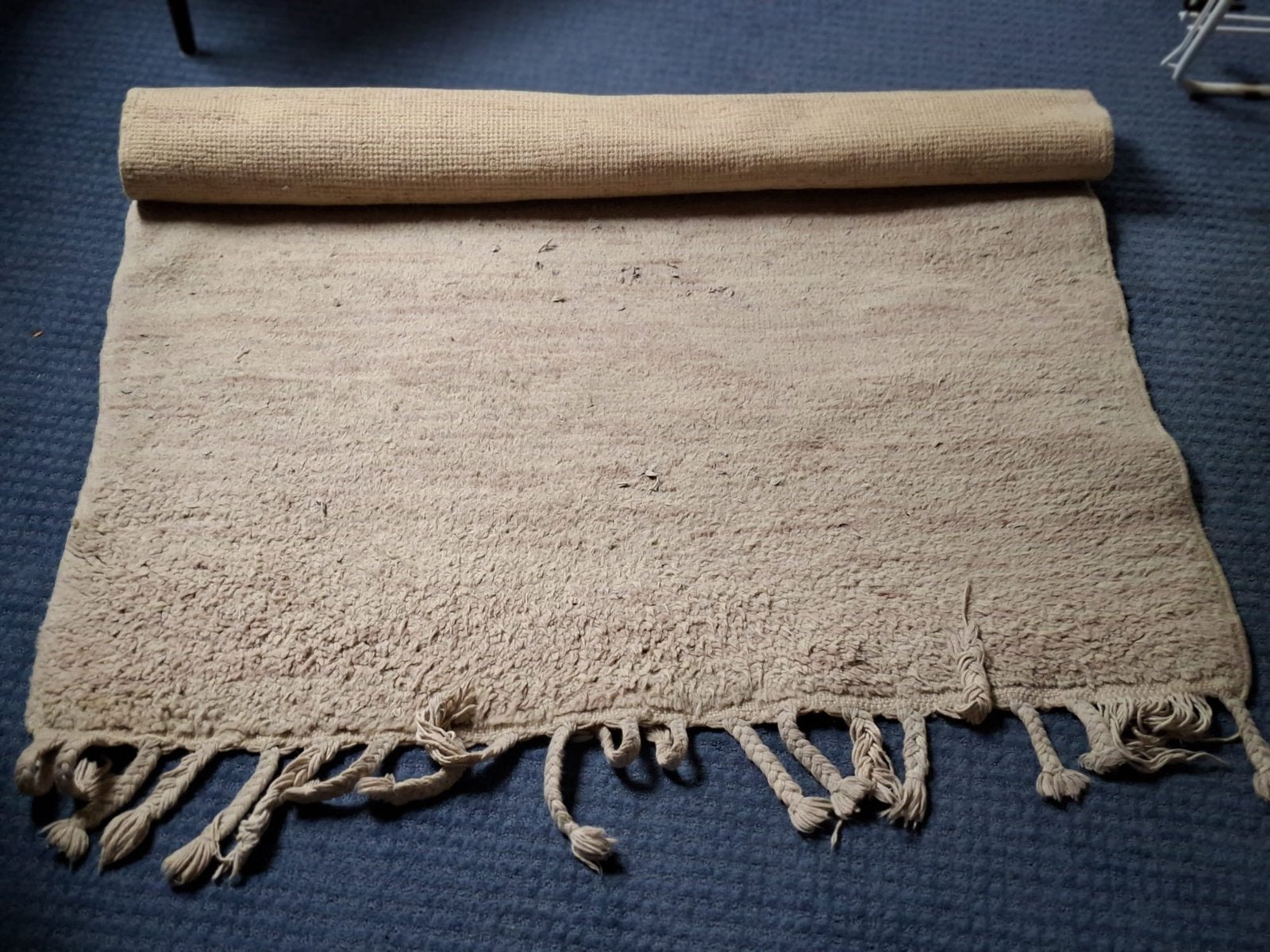 Kleed cremewit berber, Ophalen of Verzenden, Zo goed als nieuw