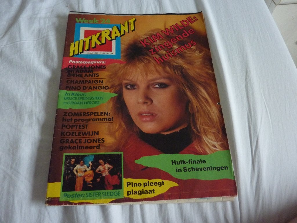 HITKRANT NR 24 1981-KIM WILDE-ADAM ANT-MAYWOOD-DOLLY DOTS, Verzenden, 1980 tot heden, Tijdschrift