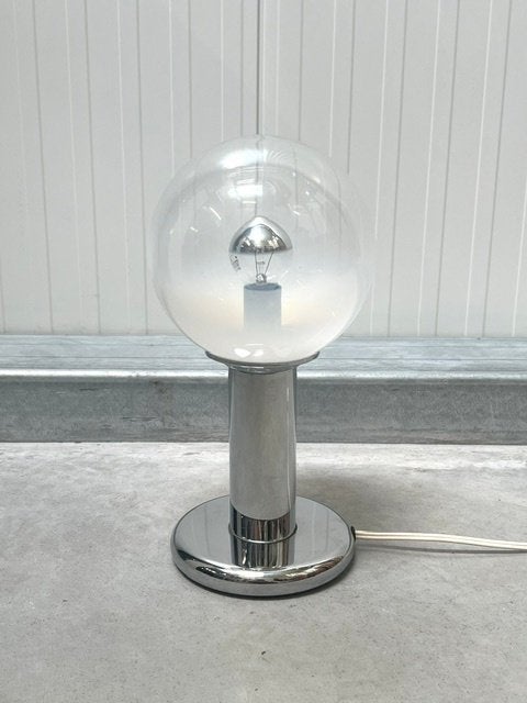 Targetti Sankey tafellamp vintage Italiaans Murano jaren 60, Gebruikt, ., E14 (klein), Ophalen of Verzenden