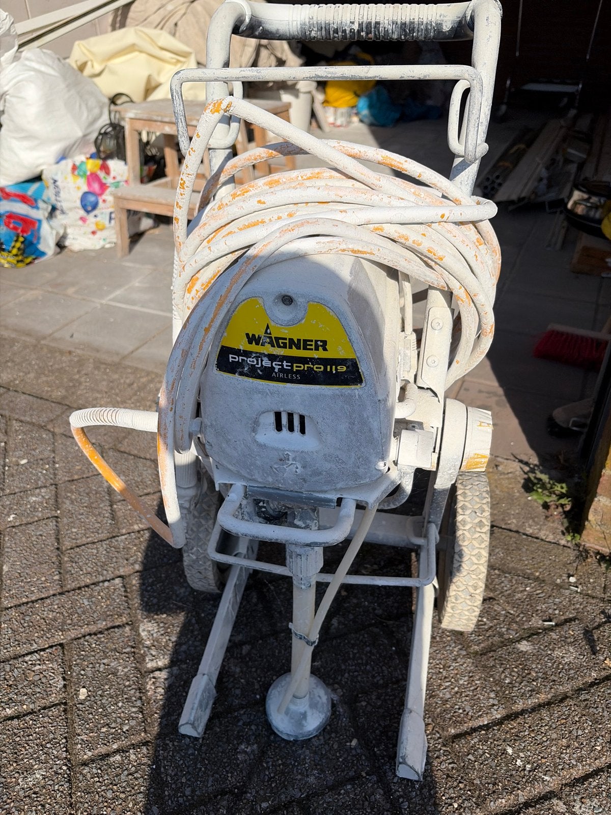 Wagner ProjectPro 119 Airless Verfspuit, Ophalen of Verzenden, Gebruikt, Verfspuit of Verfpomp