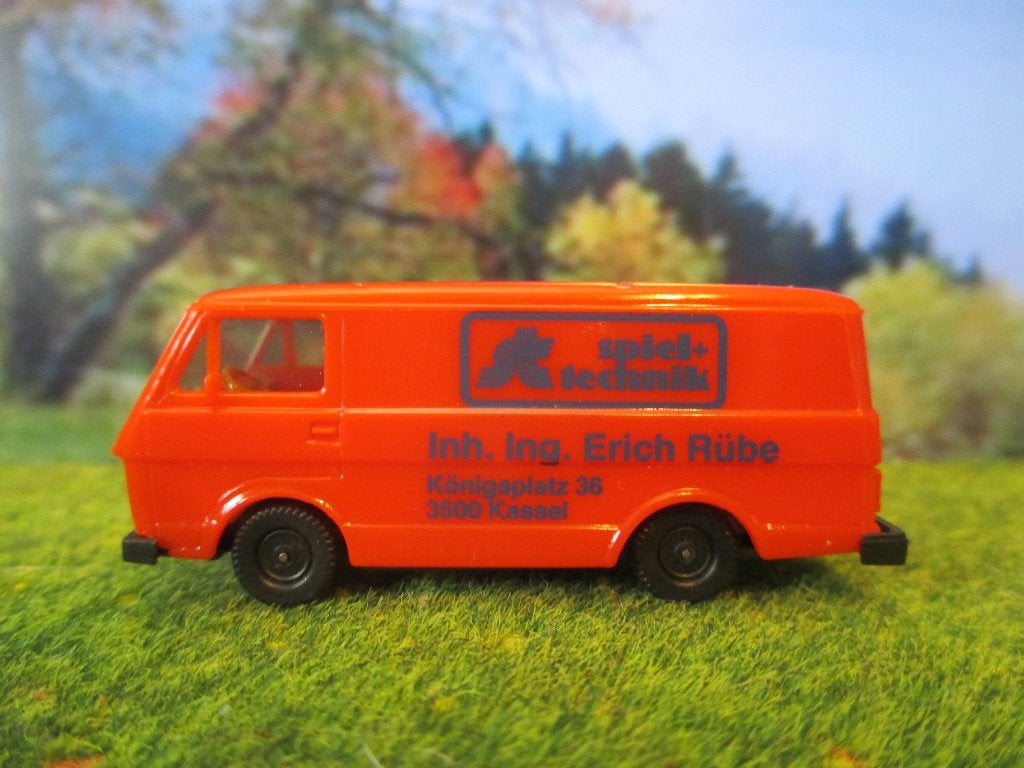 Volkswagen LT 28 - Werbemodell Spiel+Techmik Erich Rübe, Ophalen of Verzenden, Zo goed als nieuw, Bus of Vrachtwagen, Overige merken