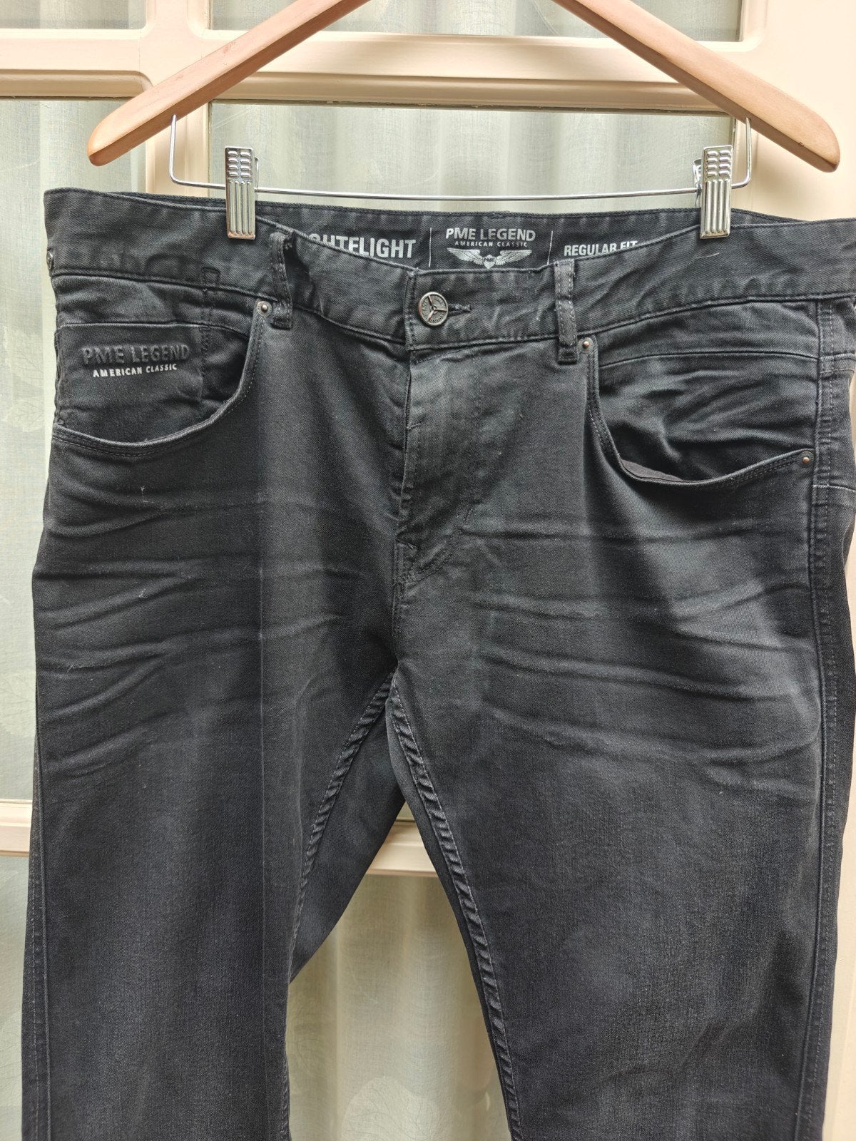 PME Legend spijkerbroek zwart maat 38/ 32, W36 - W38 (confectie 52/54), Zwart, Ophalen of Verzenden, Pme Legend