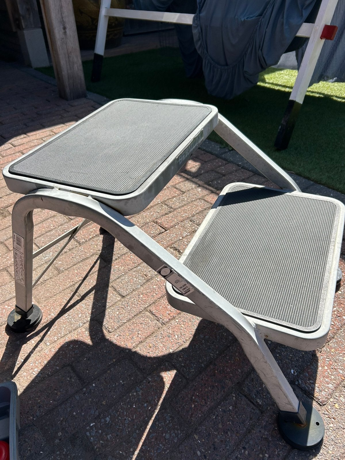 Caravantrapje, Ophalen of Verzenden, Gebruikt, Campingstoel