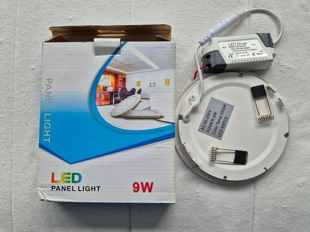 UITVERKOOP: LED witte Plafondlamp Inbouwspot 9W WW - laatste, Huis en Inrichting, Lampen | Spots, Overige materialen, Overige merken