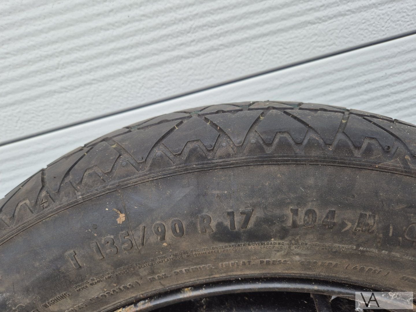 Thuiskomer reservewiel BMW 5 serie E60 E61 en F10 F11 €90, Gebruikt, -, -, Banden en Velgen