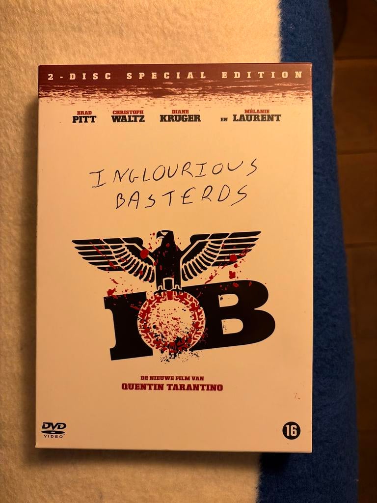 Inglourious Basterds 2-disc Special Edition DVD, Maffia en Misdaad, Gebruikt, Vanaf 16 jaar, Boxset