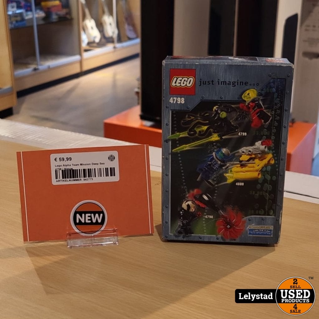 Lego Alpha Team Mission Deep Sea 4798 | Nieuw, Kinderen en Baby's, Speelgoed | Duplo en Lego, Lego, Gebruikt, Support@lego.com