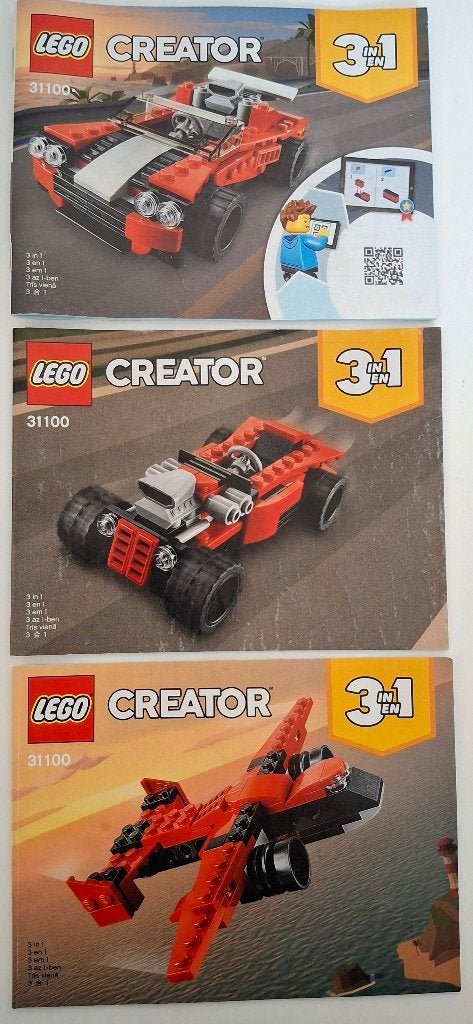 LEGO Complete set Creator 3in1 Nr 31100 Sport&Off the road., Lego, Ophalen of Verzenden, Zo goed als nieuw, Inclusief instructies