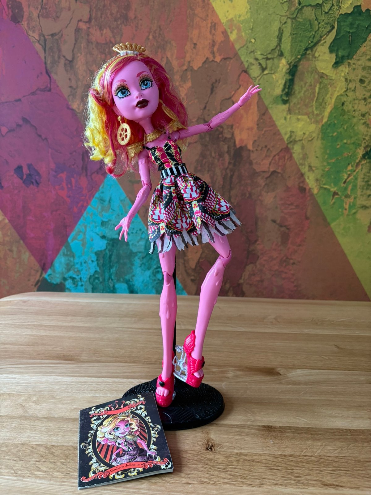 Monster High Gooliope Jellington Freak Du Chic G1 2015, Verzamelen, Poppen, Ophalen of Verzenden, Zo goed als nieuw