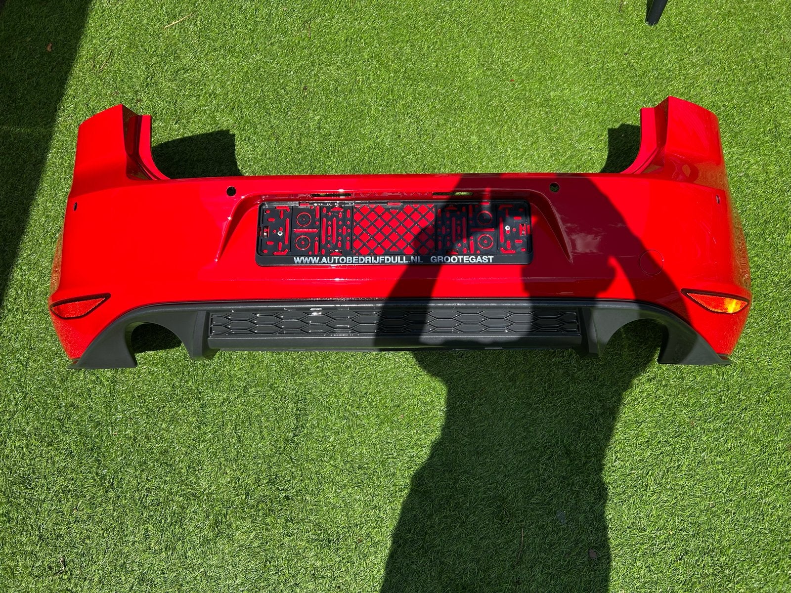 Vw golf 7 gti achterbumper tornadorot Ly3d, Gebruikt, Volkswagen, Ophalen of Verzenden, Achter