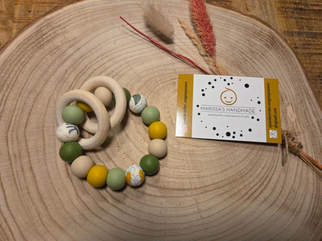 Bijtring handmade, Verzenden, Nieuw, Kraamcadeau