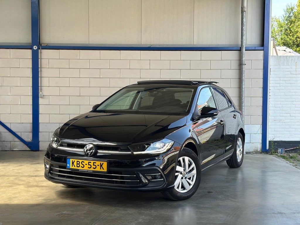 Volkswagen POLO 1.0 TSI Style, Gebruikt, Euro 6, Zwart, Bedrijf