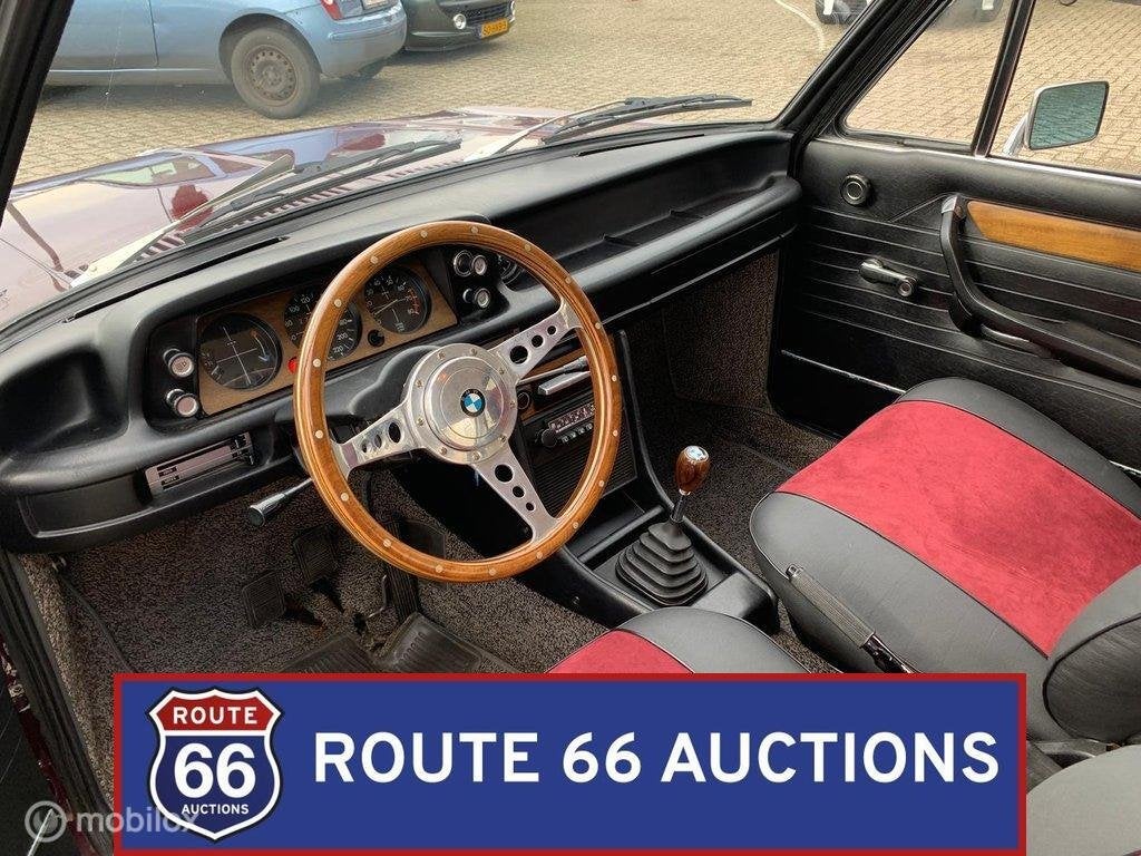 BMW 2002 tii Touring | 1974 | Route 66 Auctions, Overige carrosserieën, Zwart, Bedrijf, Handgeschakeld