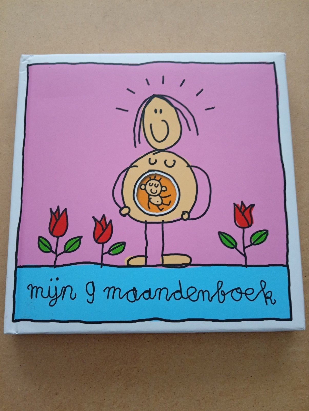 Mijn 9 maandenboek - Babette Harms, Boeken, Babette Harms, Zwangerschap en Bevalling, Ophalen of Verzenden, Zo goed als nieuw