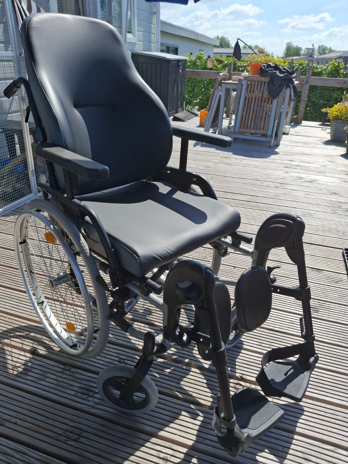 Luxe breezy rubix 2 rolstoel zgan, Diversen, Rolstoelen, Ophalen, Duwrolstoel