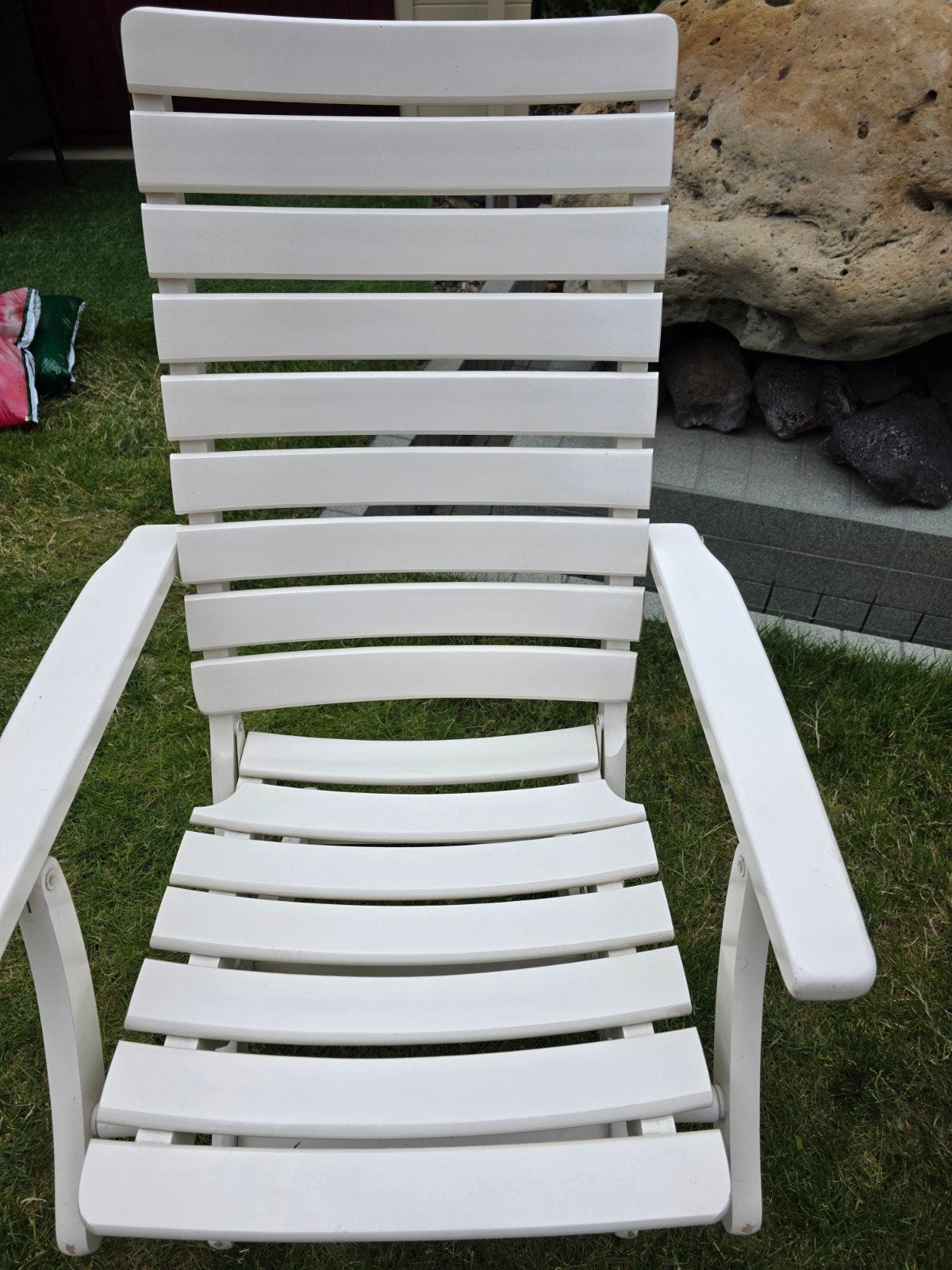 Houten tuinstoel merk Herlag, Tuin en Terras, Tuinmeubel-accessoires, Ophalen