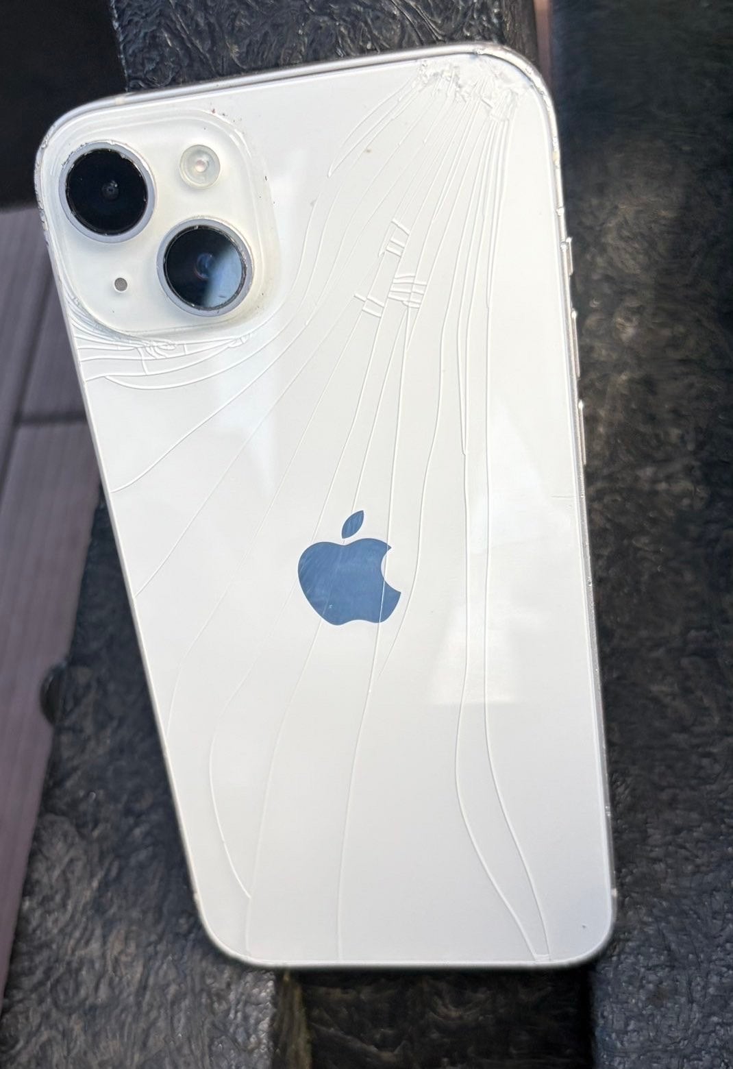 iPhone 14plus Wit - Achterkant gebroken, Telecommunicatie, Mobiele telefoons | Apple iPhone, IPhone 14 Plus, Wit, Ophalen of Verzenden