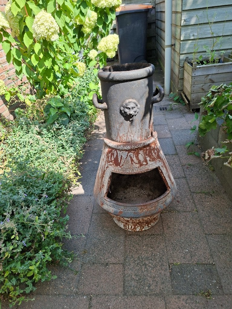 Geitijzer Potkachel, Ophalen, Gebruikt, Hout, Houtkachel