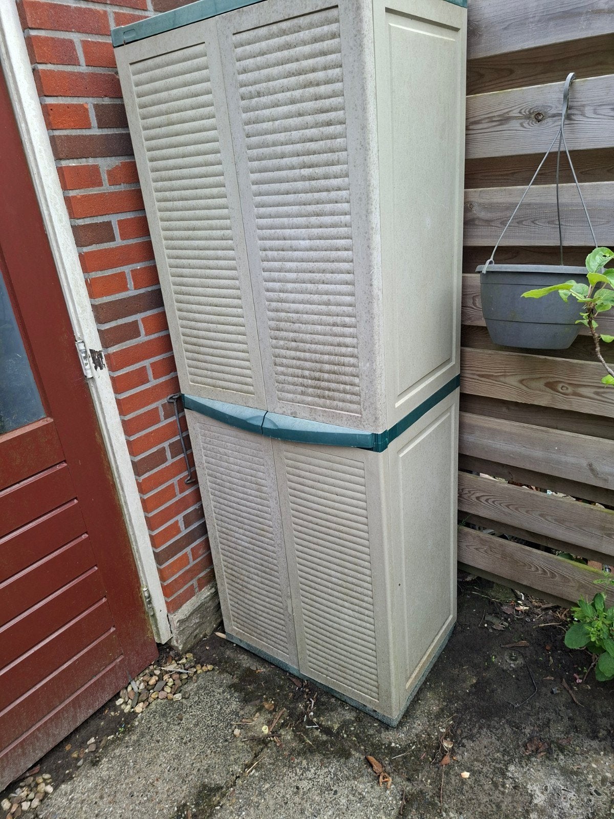 Gratis af te halen: Keter tuinkast 180x65x45 cm, Ophalen, Gebruikt, Kunststof, Overige typen