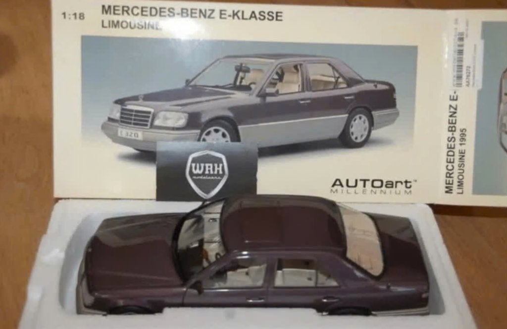 1:18 MERCEDES W124 E KLASSE E320 BORNIT Autoart 76272 WRH, Verzenden, Zo goed als nieuw, Auto, Autoart