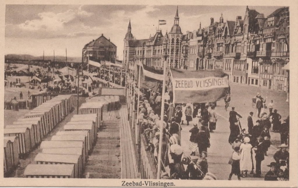 Vlissingen Zeebad, Verzamelen, Ansichtkaarten | Nederland, Verzenden, 1920 tot 1940, Ongelopen, Zeeland