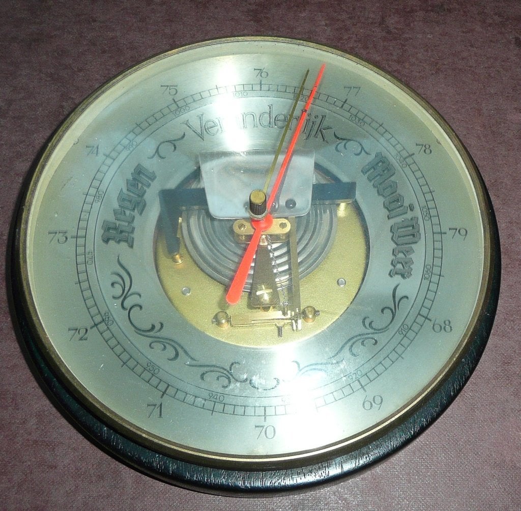Barigo aneroïde barometer., Ophalen of Verzenden, Gebruikt, Barometer
