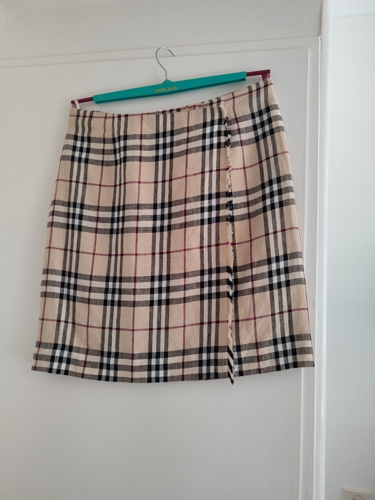 Originele Burberry London zomer minirok maat 42, Kleding | Dames, Rokken, Ophalen, Beige, Maat 42/44 (L), Zo goed als nieuw