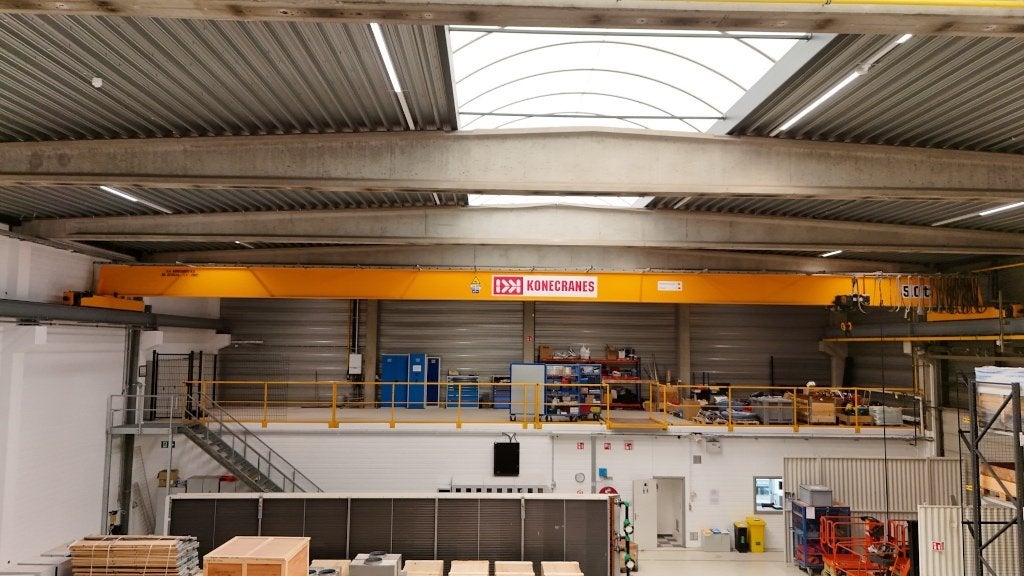 Bovenloopkraan 23.100 mm / Konecranes / 5 ton / 2002. Izgst, Ophalen, Gebruikt, Konecranes, Signaal 70, 1446 XA Purmerend