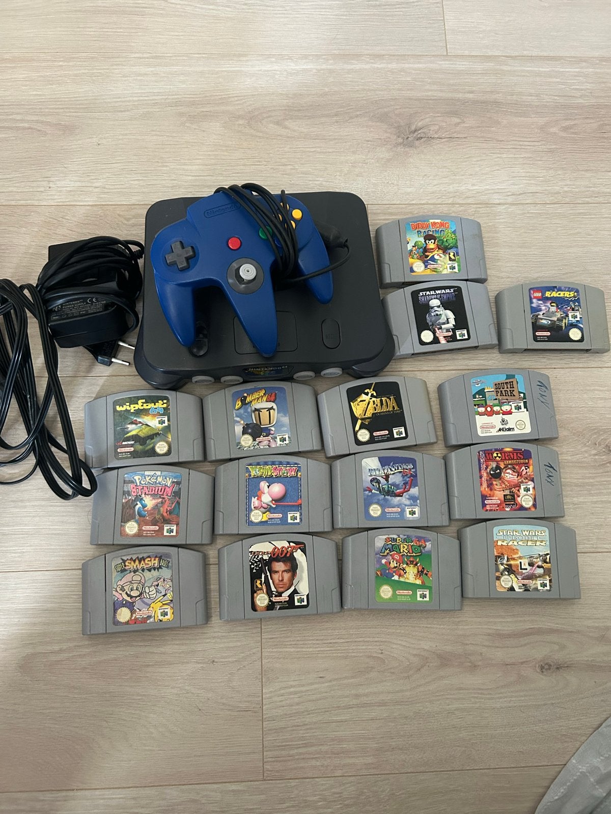Nintendo 64 Console met Controller en 15 Games, Ophalen of Verzenden, Gebruikt, Met 1 controller, Met games