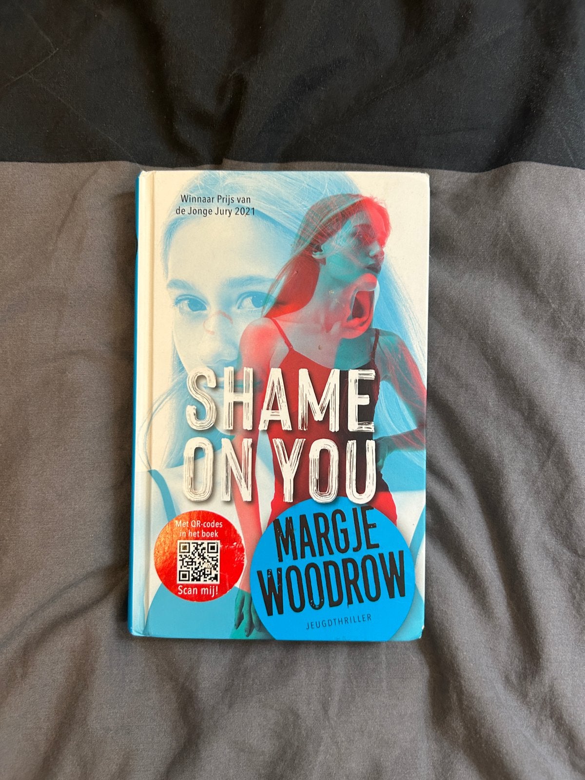 Shame On You - Margje Woodrow (Jeugdthriller), Ophalen of Verzenden, Zo goed als nieuw, Fictie