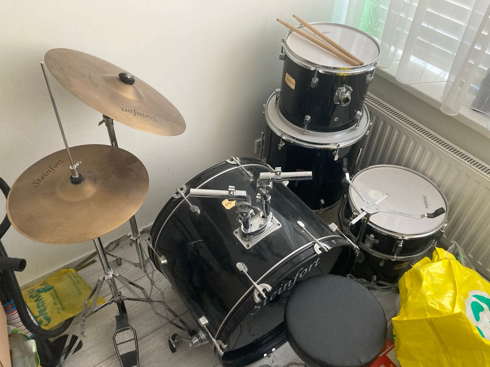 Steinfurt drumstel, Muziek en Instrumenten, Drumstellen en Slagwerk, Ophalen, Gebruikt, Overige merken