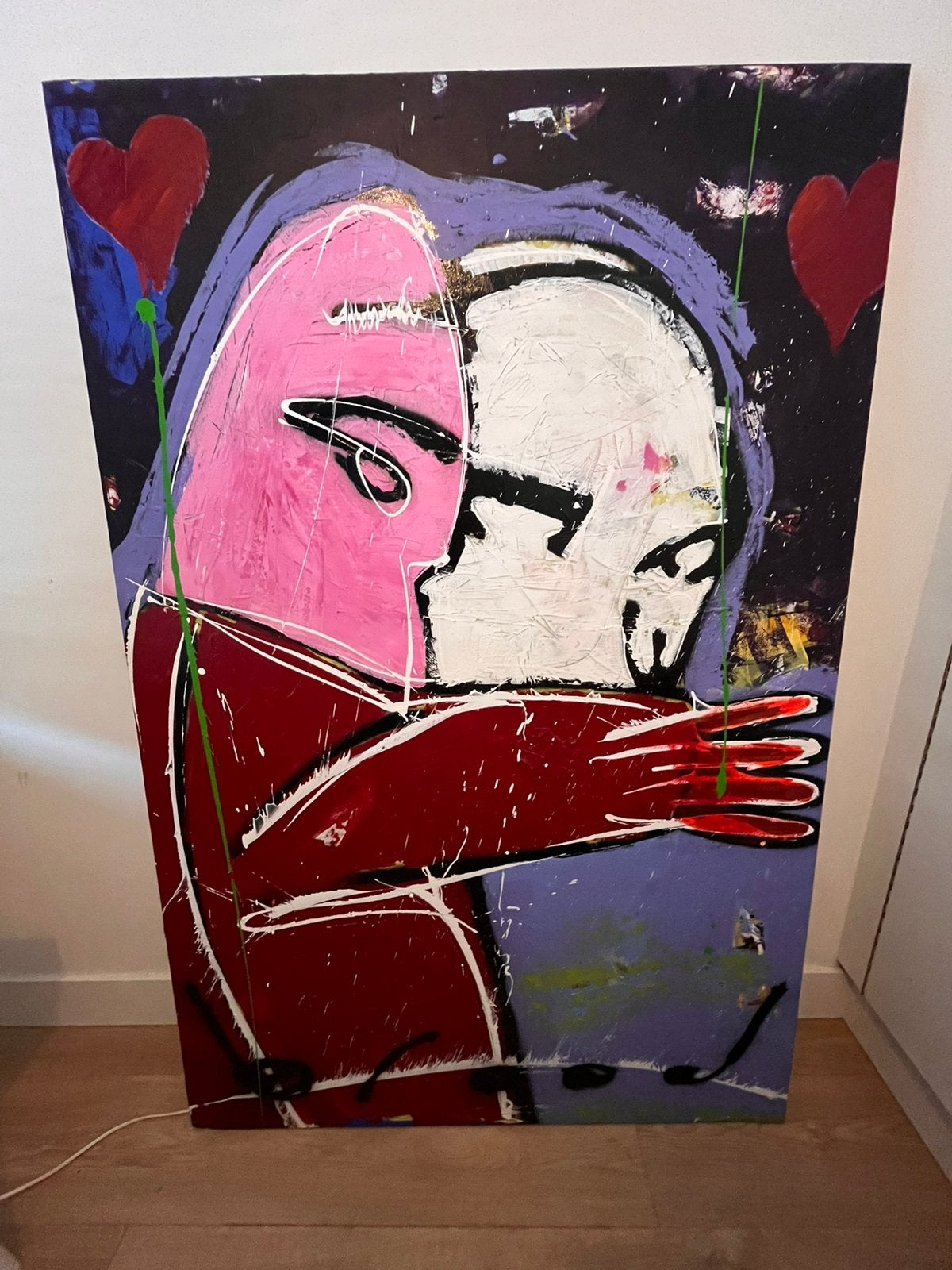Kunstwerk herman brood stijl 100x151 cm, Ophalen