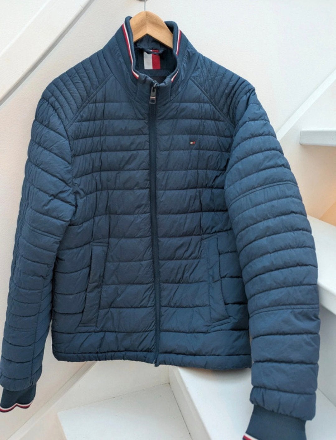 Tommy Hilfiger TH Flex Men puffer jacket size S, Tommy Hilfiger, Gedragen, Maat 46 (S) of kleiner, Verzenden