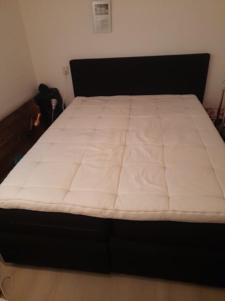 Boxspring bed tweepersoonsbed, Ophalen, Gebruikt, Overige kleuren, Tweepersoons