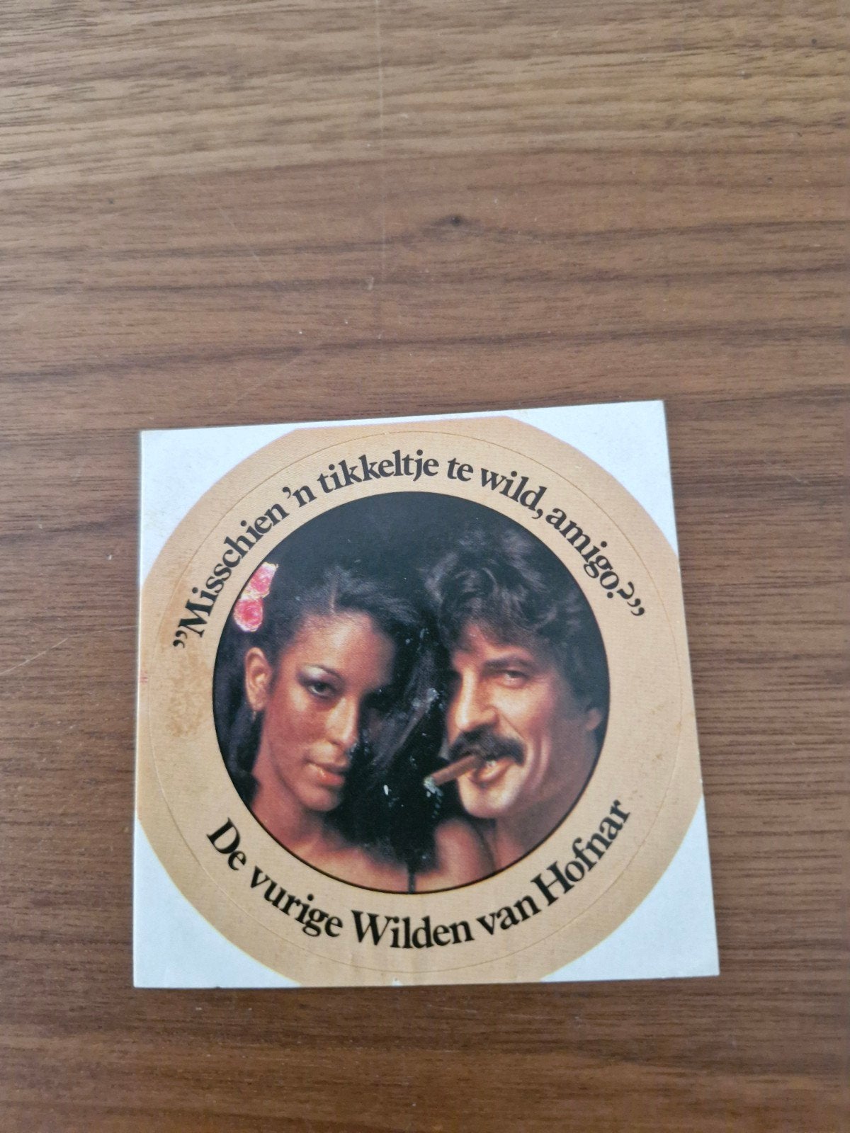 10816 Vintage Hofnar sticker - De vurige Wilden van Hofnar, Verzamelen, Ophalen of Verzenden, Gebruikt, Merk