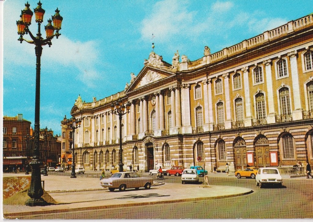 Frankrijk, Toulouse met auto's, Opel Kadett B, Porsche 912, Verzamelen, Ansichtkaarten | Buitenland, Ongelopen, Frankrijk, 1960 tot 1980