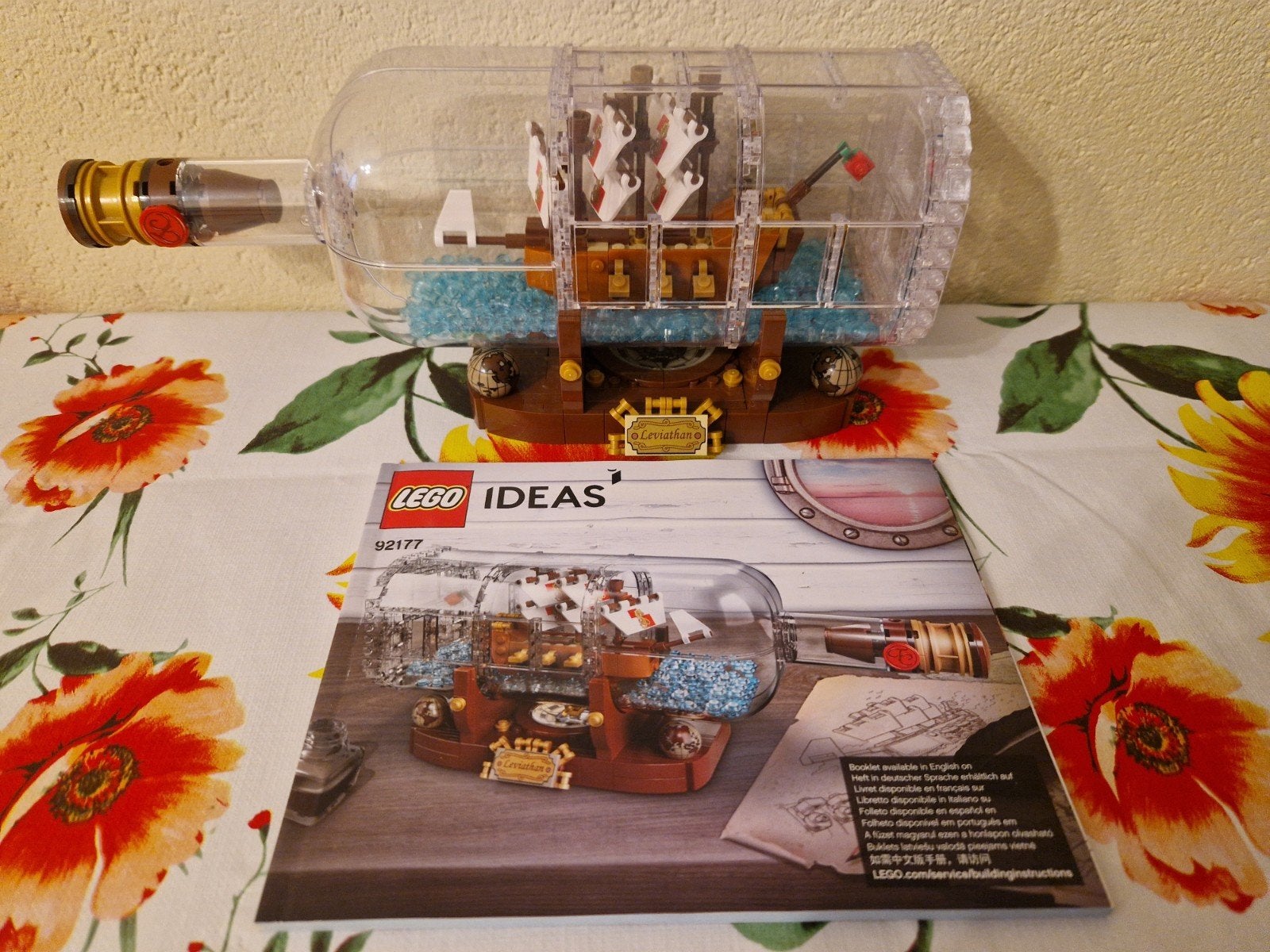 LEGO Ideas 92177 Schip in een Fles, Kinderen en Baby's, Speelgoed | Duplo en Lego, Lego, Compleet, Ophalen of Verzenden, Complete set