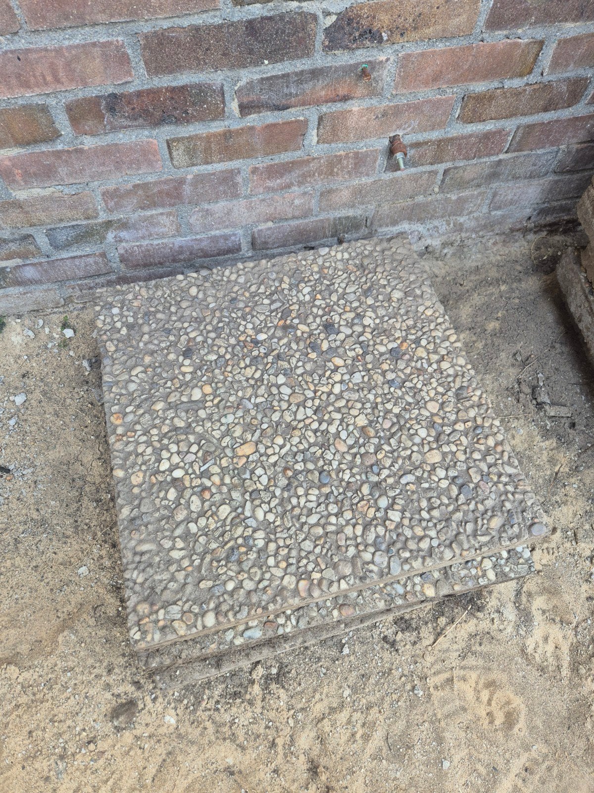 circa 24 witte 50x50 terras tegels plus extra andere kleuren, Tuin en Terras, Ophalen, Gebruikt, 10 m² of meer, Grind