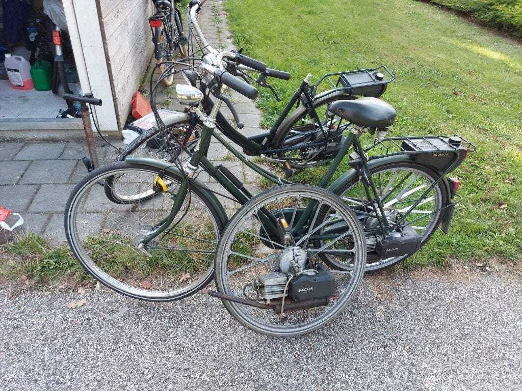 Spartamet met Sachs motor - Opknapper, Ophalen, Gebruikt, Spartamet, Benzine